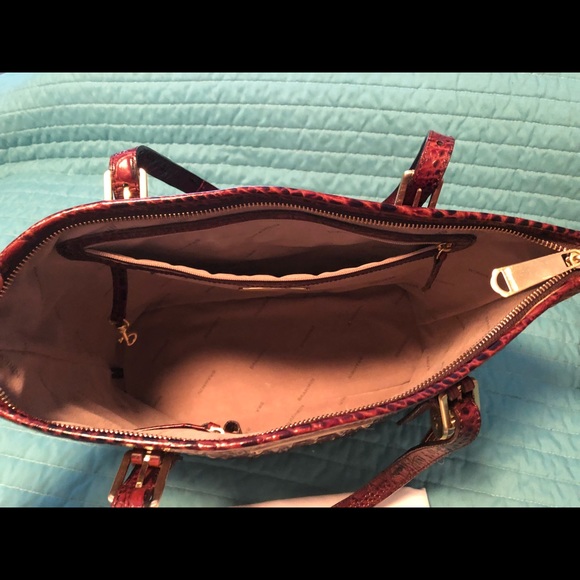 Brahmin Tote, Pecan, Dust Bag Included - Picture 2 of 3